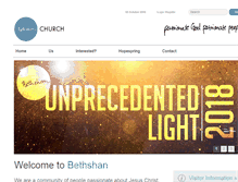 Tablet Screenshot of bethshanchurch.net
